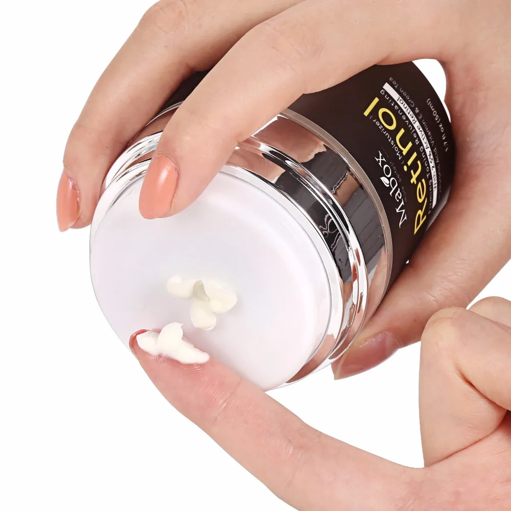 Mabox 50 мл Retinol 2.5% увлажнитель для лица крем с гиалуроновой кислотой антивозрастной