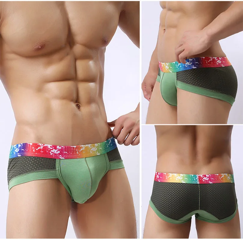 YCAT сексуальное мужское нижнее белье трусы Cueca Мужское шорты дышащие с низкой