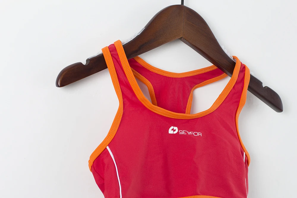 Спортивные Купальники для девочек раздельные спортивные купальные костюмы