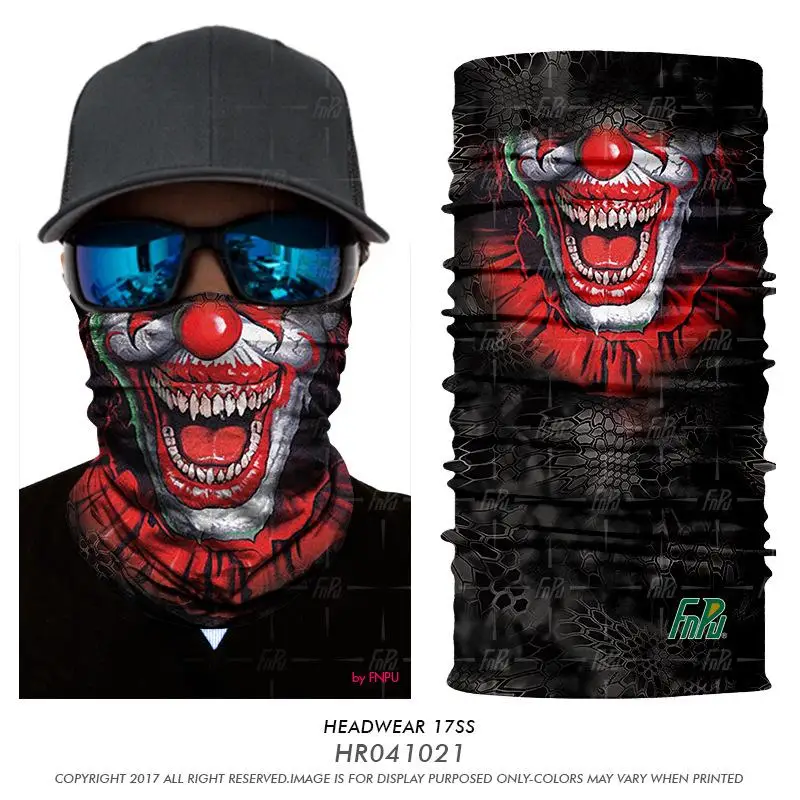 3D череп буффы бандана маскарильяс Лыжная Балаклава мото маска для лица на