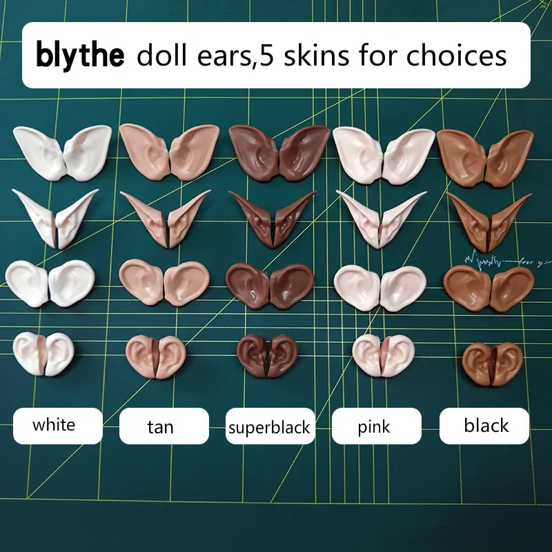 Аксессуары для ушей кукол Blyth человеческие уши и эльфа 0129|Куклы| |