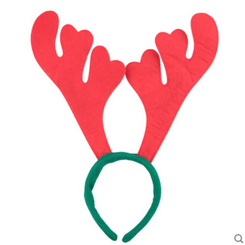 2018 Led Свадебный Сувенир украшения поставки обруч на голову с рогами красный олень