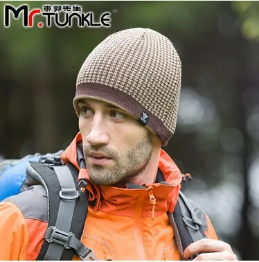 Brand mens winter cap Set of head cap 