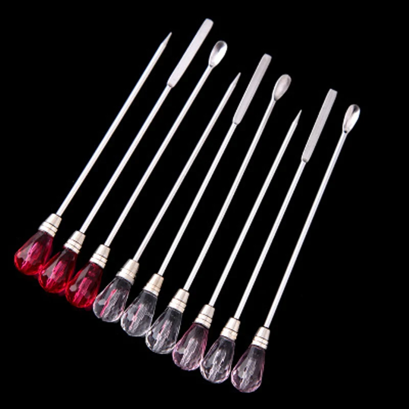 3 шт. стержни для перемешивания гель лака нержавеющая сталь|Кисти ногтей| |