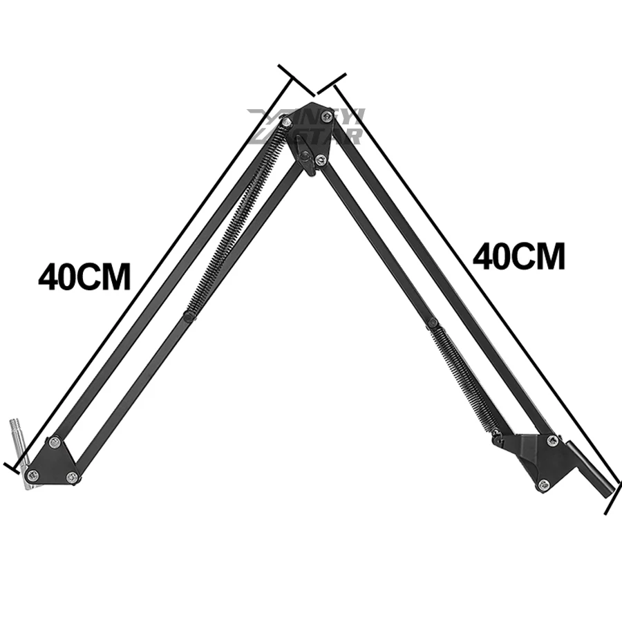 Настольная подставка для микрофона с ножничным рычагом настольная консольная