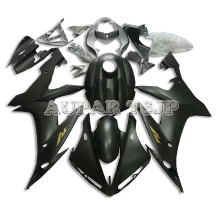 Матовый черный золотой набор наклеек для тела, пригодный для Yamaha YZF1000 R1 2004 2005 2006 04-06 R1 МОТОЦИКЛ ABS инъекции ковбочки Новые корпуса