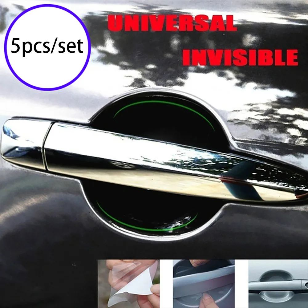 5 шт. универсальные прозрачные защитные наклейки на двери автомобиля #0605| |