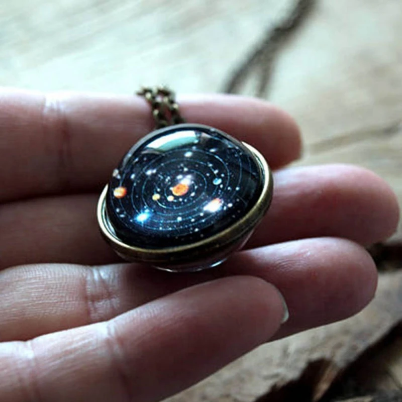 Высококачественные подарки солнечная система двухсторонние стеклянные