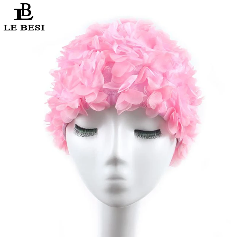 Новинка 2017 женская кепка для плавания LEBESI взрослых эластичная Водонепроницаемая