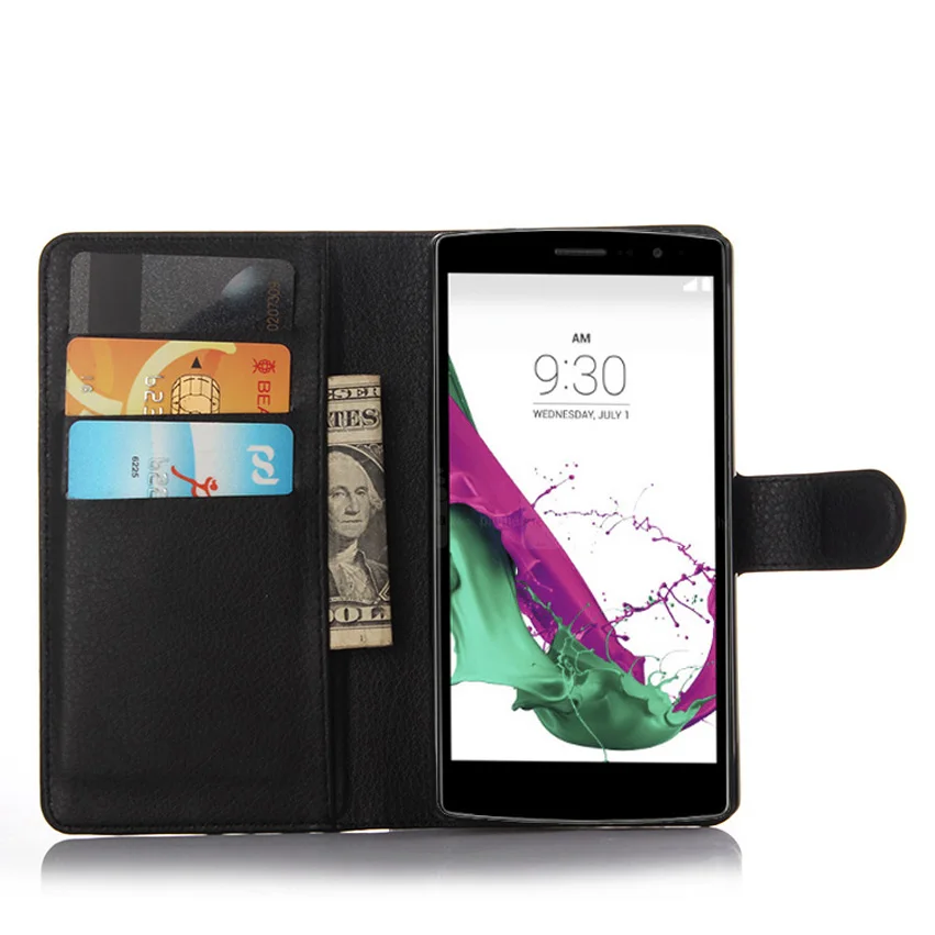 Новый Роскошный Оригинальный Кожаный Чехол ПУ Для LG G4 G4S бить H736 С G4beat H735 Флип Shell