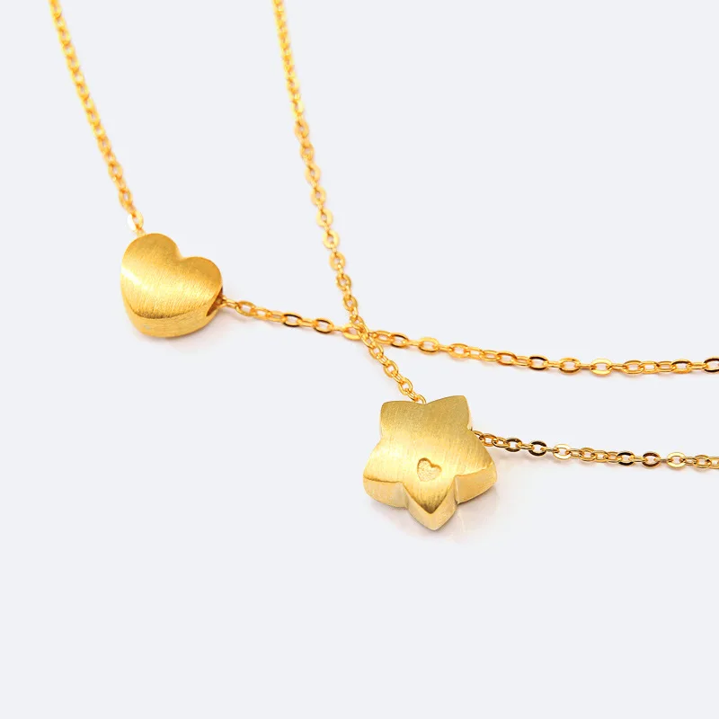 S925 Серебряное ожерелье оптовые простые звезды кулон ключицы цепи Ожерелье|sterling