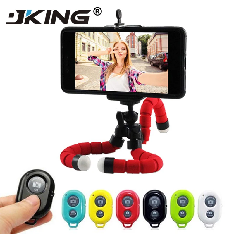 JKING Новый 2in1 беспроводной Bluetooth пульт дистанционного спуска затвора Кнопка