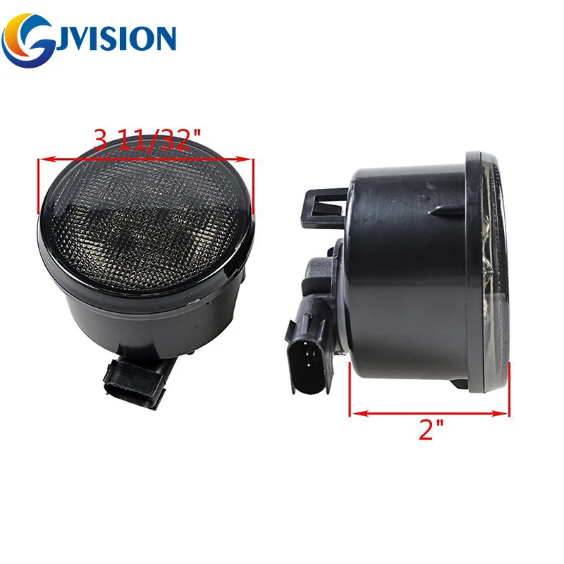 2 шт. светодиодный поворотный сигнал передняя фара в сборе с дымчатым объективом