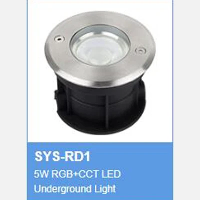 SYS-RD1 5W Mi светильник 5 Вт RGB+ CCT светодиодный подземный светильник SYS-RD1 водонепроницаемый вспомогательный светильник наружный Декор Светильник APP/wifi/Amazon Голосовое управление - Испускаемый цвет: SYS-RD1 5W