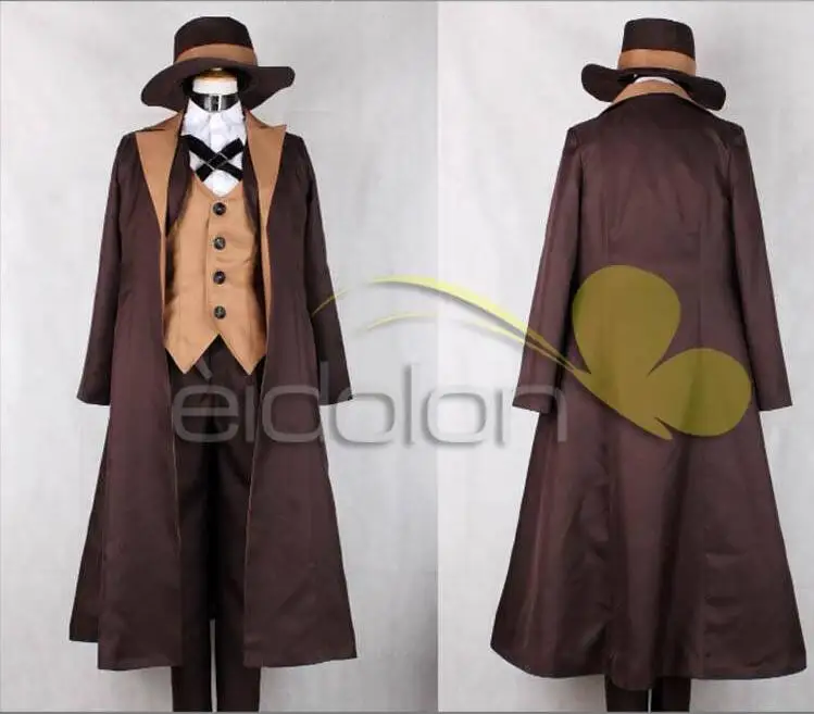 Чуя накахара Косплей Bungou бродячие псы порт мафия Аниме костюм чуя мужской