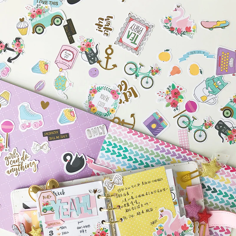 80 шт. походные животные фольги золото высечки бумаги для DIY