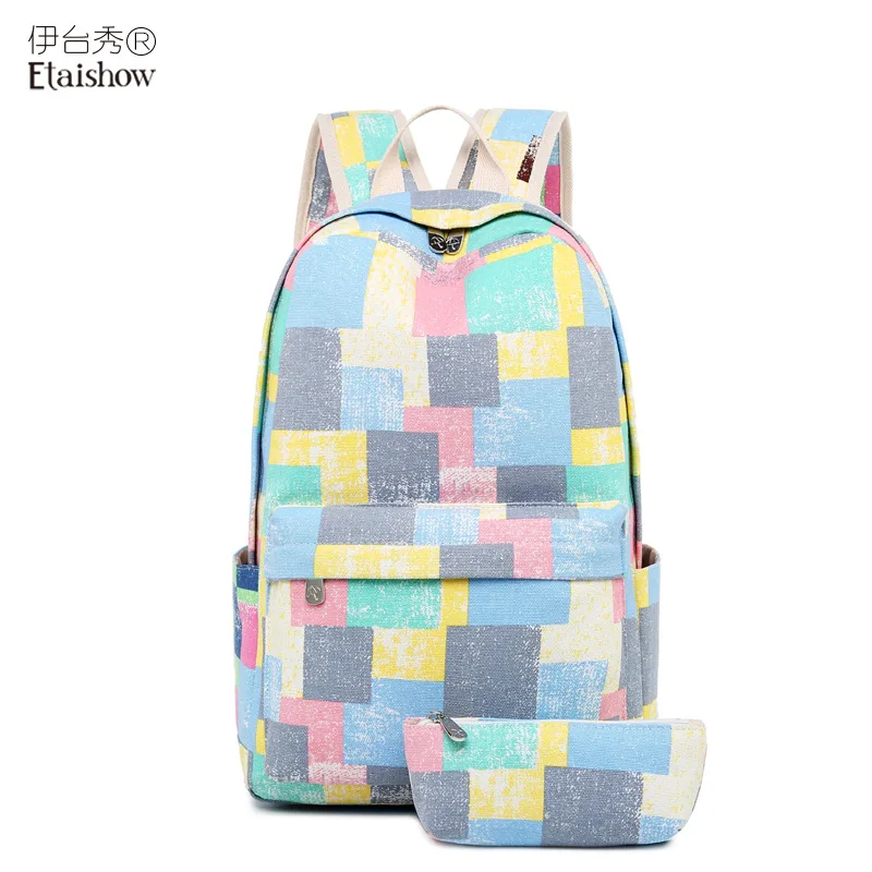 Модный рюкзак с принтом для женщин детский школьный отдыха женский ноутбука