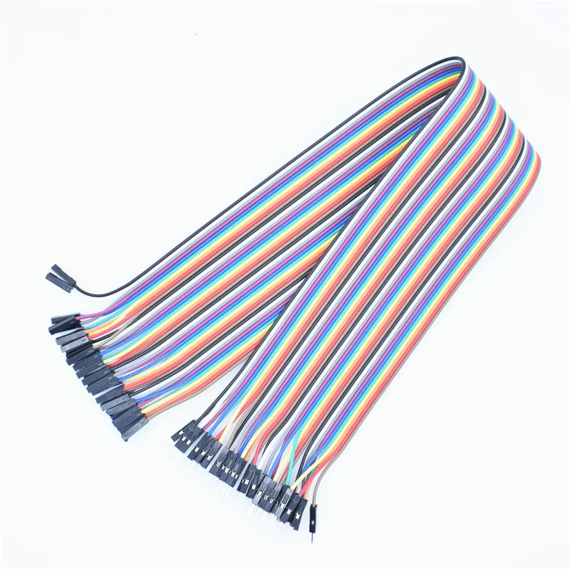 1 ряд 40 шт. кабель Dupont см 2 54 мм 1pin 1p-1p разъем Мама-папа Папа-папа джампер для Arduino |