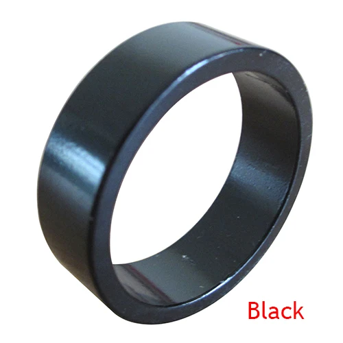 Black 4 шт./лот, 10 мм, 1-1/8 дюйма, алюминиевый сплав, велосипедная гарнитура, распорка, MTB, 28,6 мм, Велосипедная вилка, Омыватель, велосипедные части для шоссейных велосипедов - Цвет: Black