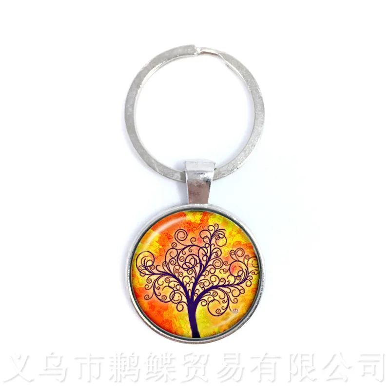 Узор Древа жизни картина старинные брелоки время стеклянный купол ювелирные