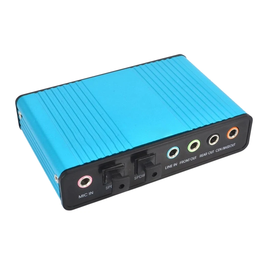 USB 6 Каналов 5,1/7,1 Surround внешняя звуковая карта ПК, ноутбука, настольного компьютера, планшет аудио оптический адаптер карты