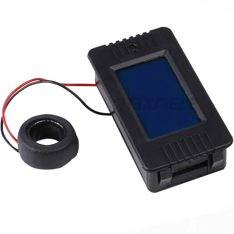 Цифровой измеритель напряжения тока с ЖК панелью амперметр вольт кВт/ч