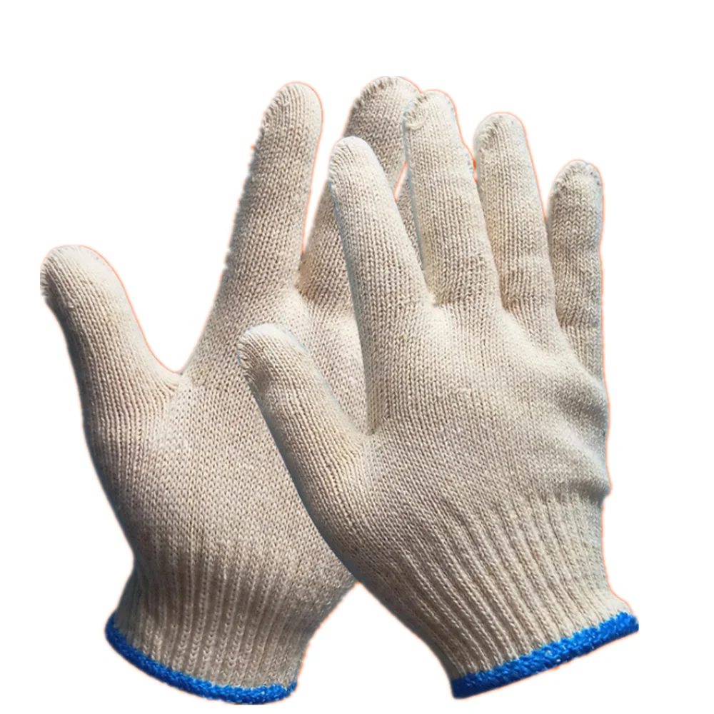Трикотажные перчатки из хлопка рабочие 2019|Защитный костюм| |