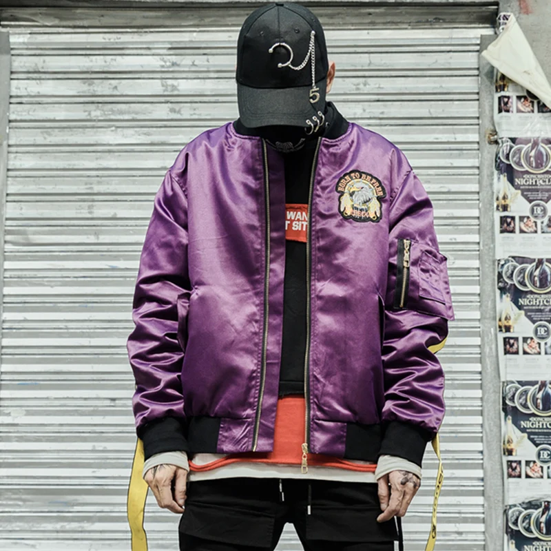 Куртка бомбер мужская оверсайз в стиле Токио повседневная винтажная тактическая