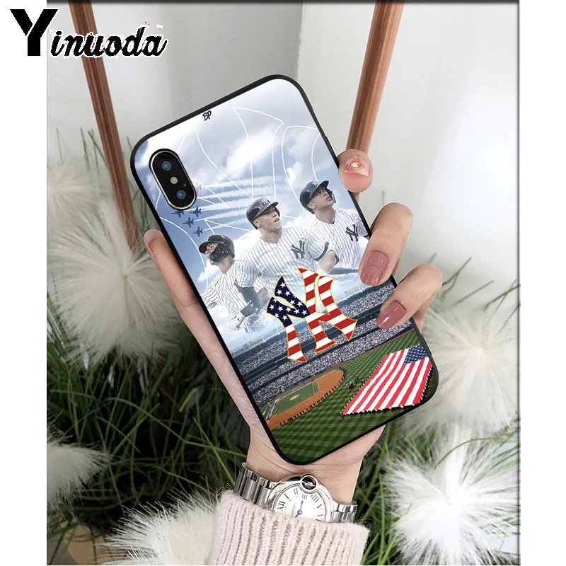 Yinuoda New York Yankees Boston Red Sox бейсбольный Мягкий ТПУ чехол для телефона iPhone X XS MAX 6 6s 7 7plus 8 8Plus 5 5S SE XR