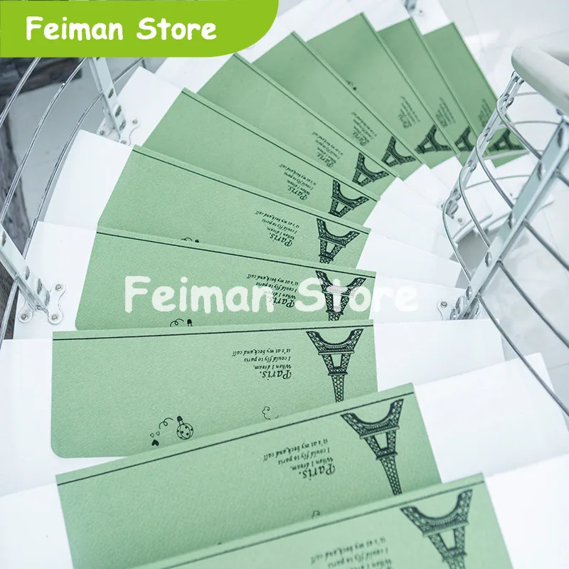 5 шт. сплошной цвет светящиеся зебры узор лестницы ковер сопротивление