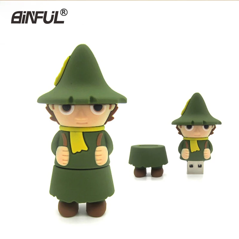 Милый маленький мой долина Мумми троллей USB флэш накопитель muumi флеш 4 Гб 8GB16GB