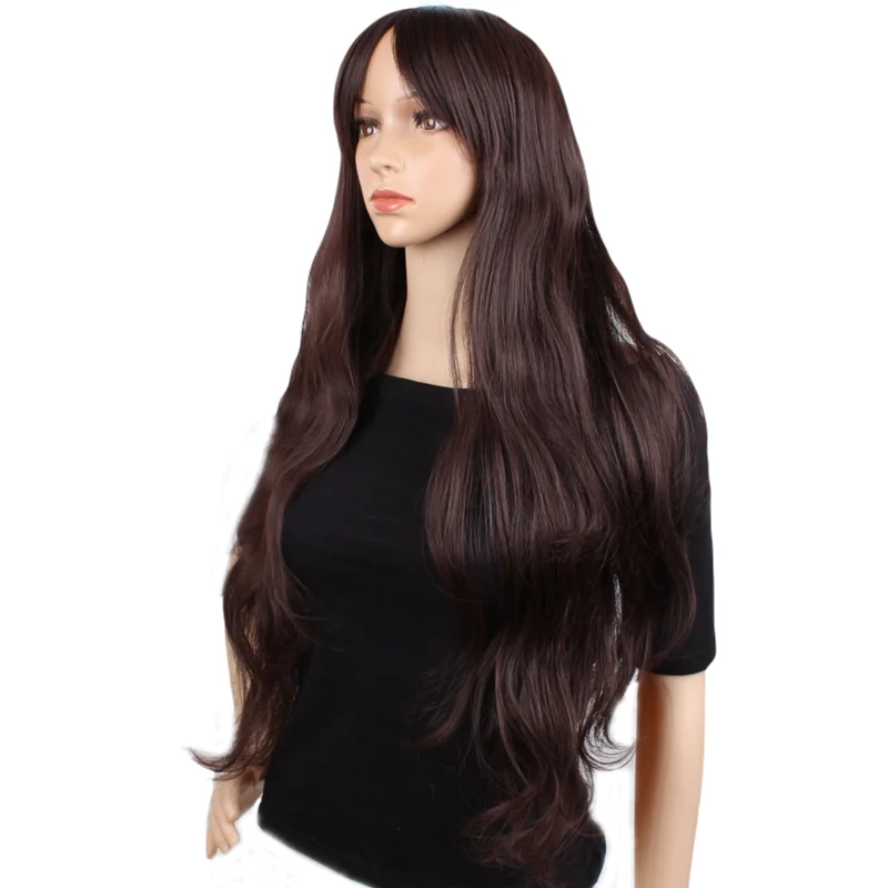 JOY &amp BEAUTY 32 &quotдлинные волнистые парики коричневые женские термостойкие