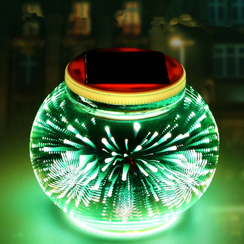 Светодиодный светильник для лужайки мозаика стекло солнечная энергия шар