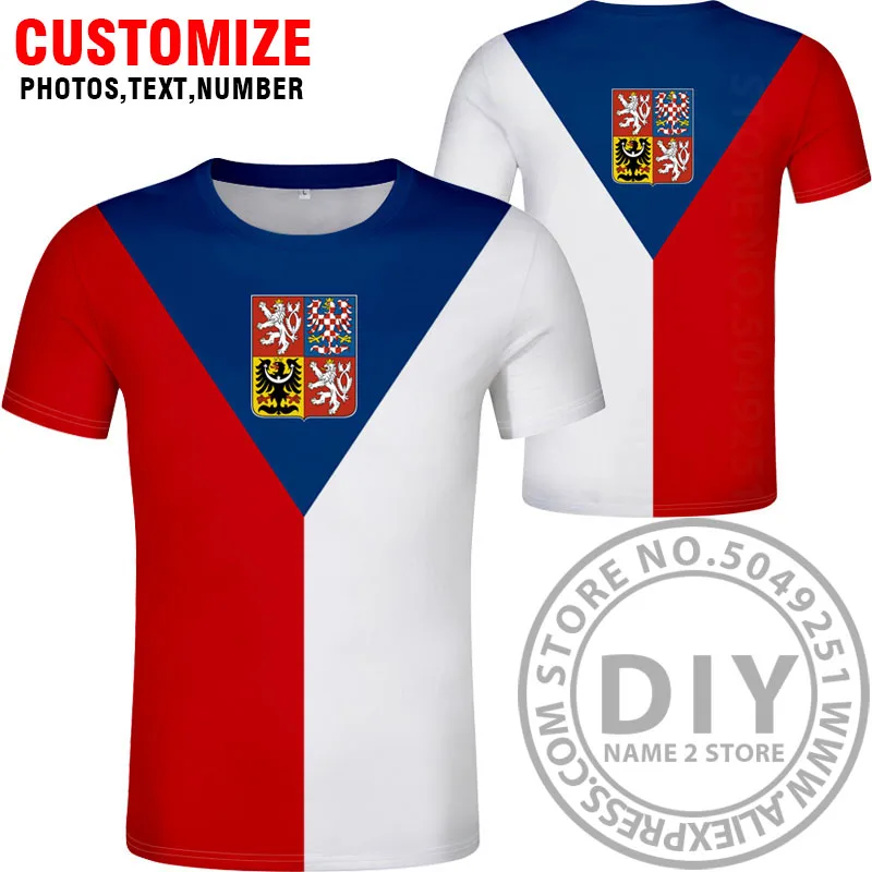 Style 2 Футболка в чешском стиле; ; изготовление под заказ; номер cze; футболка с национальным флагом; Цвет Черный; одежда для колледжа - Цвет: Style 2