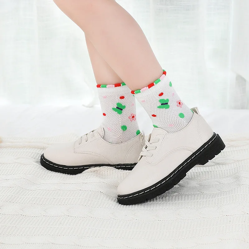 5 пар/лот Сезон весна-лето Новинка Детские носки Хлопковые для малышей из