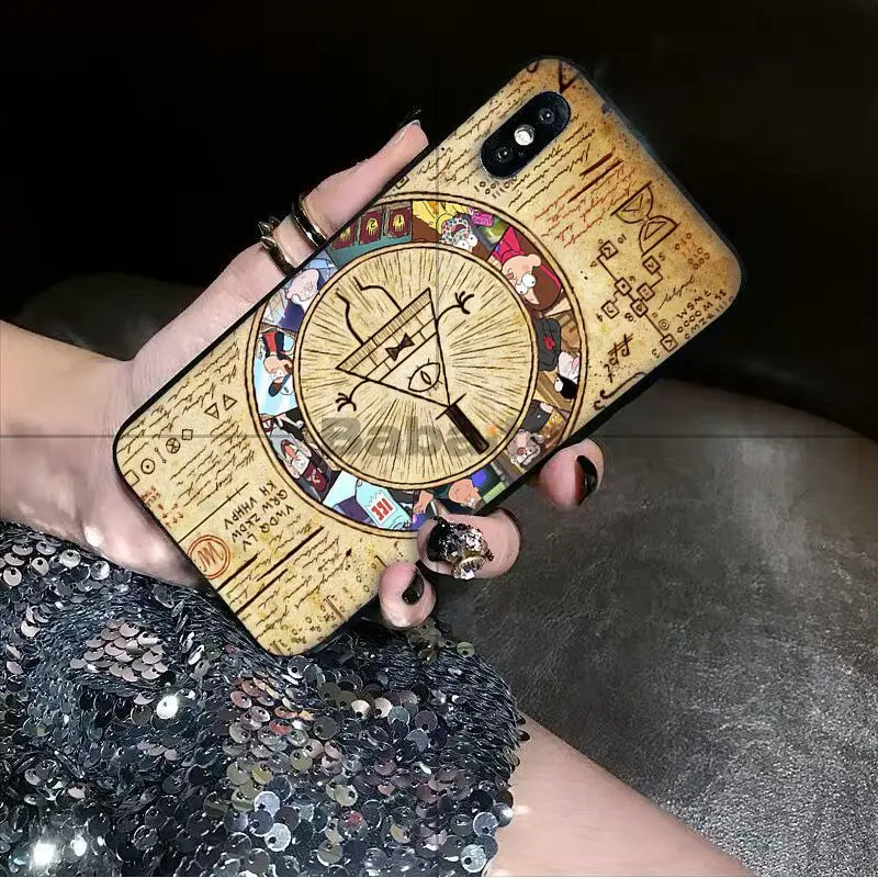 Babaite Гравити Фолз СЕМЬЯ DIY печать рисунок чехол для телефона крышка оболочка для iPhone 5 5Sx 6 7 7plus 8 8Plus X XS MAX XR - Цвет: A13