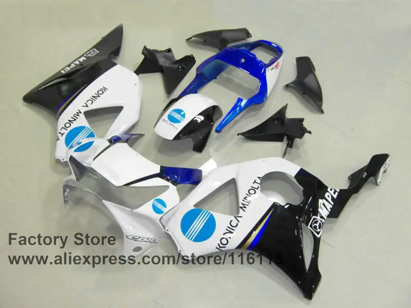 

ABS plastic motorcycle fairings for HONDA CBR900RR 2002 2003 fireblade fairings CBR 954RR CBR900RR 02 03 white fairing kit