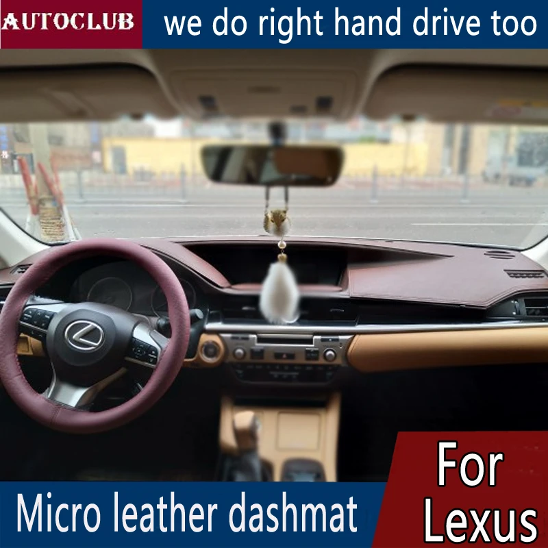 

For Lexus IS250 ES200 GS300 LS460 RX270 GX460 LX570 NX300t ct200 Leather Dashmat Dashboard Cover Pad Dash Mat Sunshade carpet