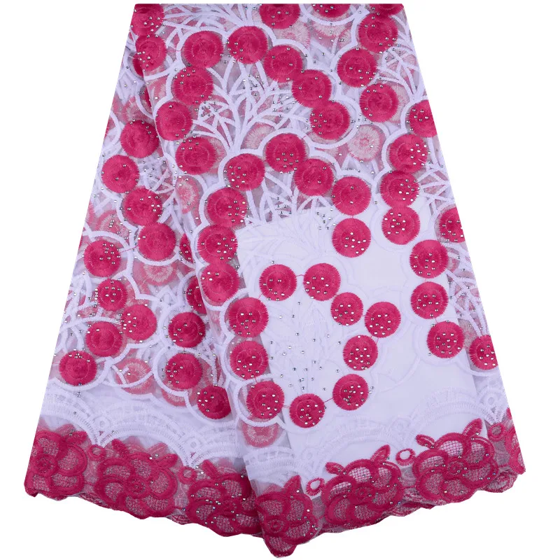 Новая африканская кружевная ткань небесно-голубого цвета нигерийский молочный