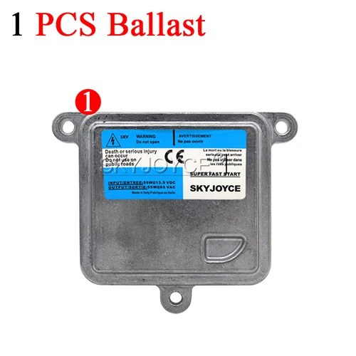 1 Piece Ballast SKYJOYCE 55 Вт Автомобильный Ксенон на основное освещение, D1S HID Xenon комплект D1S Xenon HID балласт A71177E00DG 4300K 5000K 6000K 55W D1S D1R ксеноновая лампа - Испускаемый цвет: 1 Piece Ballast