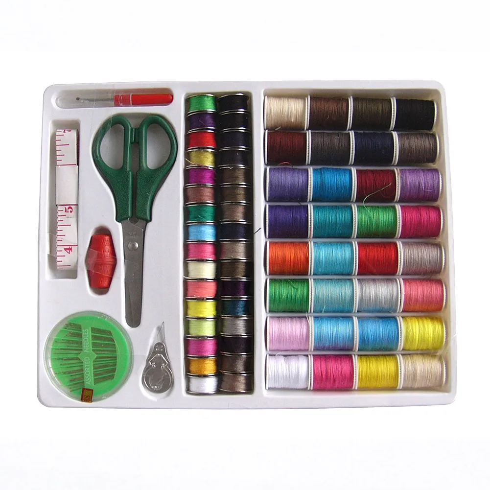 Pack Of 60 Home Solid Professional Embroidery Making Hand Craft DIY Stitching Universal Multipurpose Sewing Thread Kit Spools | Дом и сад