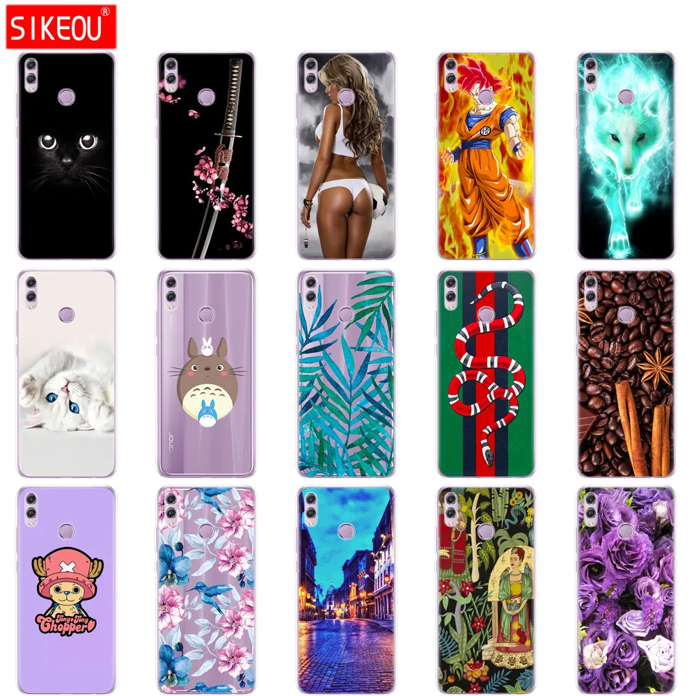 silicone case for huawei honor 8x Case 6.5 inch phone Soft TPU Back Cover Protect Coque bag transparent |