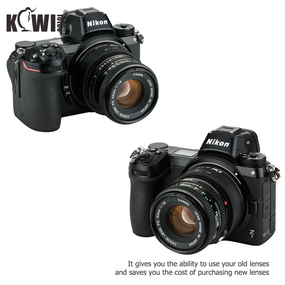KIWIFOTOS LMA-FD_NZ адаптер для крепления объектива для Canon FD крепление линз для Nikon Z крепление аксессуары для камеры