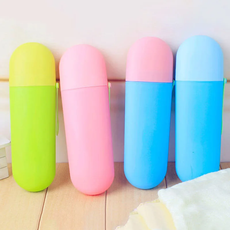 Дорожный набор бутылочки для зубных щеток портативный полезный чехол