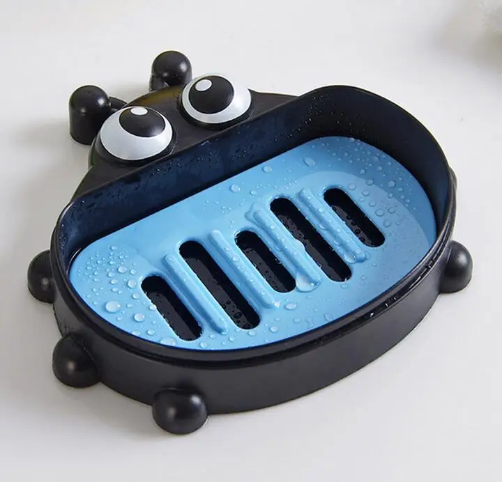 ORGANBOO 1 шт. мультяшная Коробка для мыла с божьей коровкой ванная комната сливная