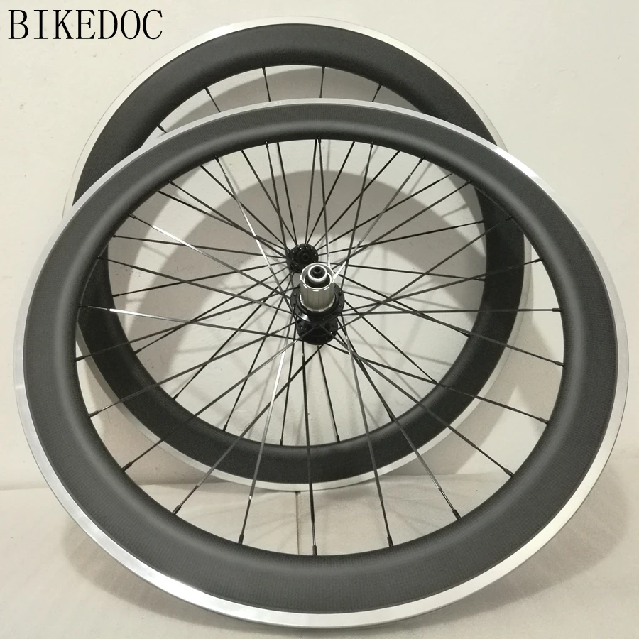 BIKEDOC колеса из углеродного сплава 60 мм клинчер 700C 3K Углеродные тормозная