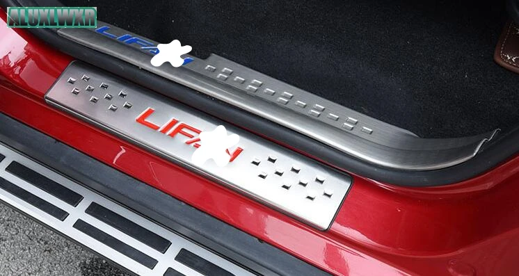 Автомобильные накладки на пороги из нержавеющей стали для lifan marveii myway автомобильные аксессуары 4 шт. 10 шт. 8 шт