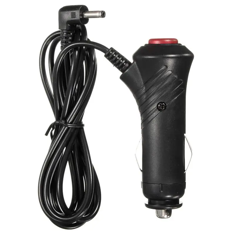 DC 12V 3,5 MM автомобильный адаптер зарядное устройство прикуриватель шнур питания gps-кабель с переключателем