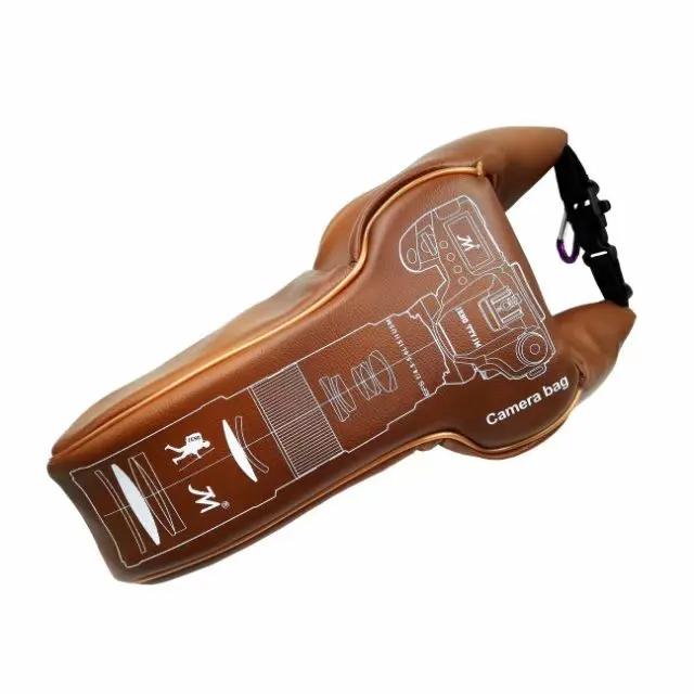 Водонепроницаемая сумка для объектива камеры DSLR чехол хранения видео из ПУ/ткани