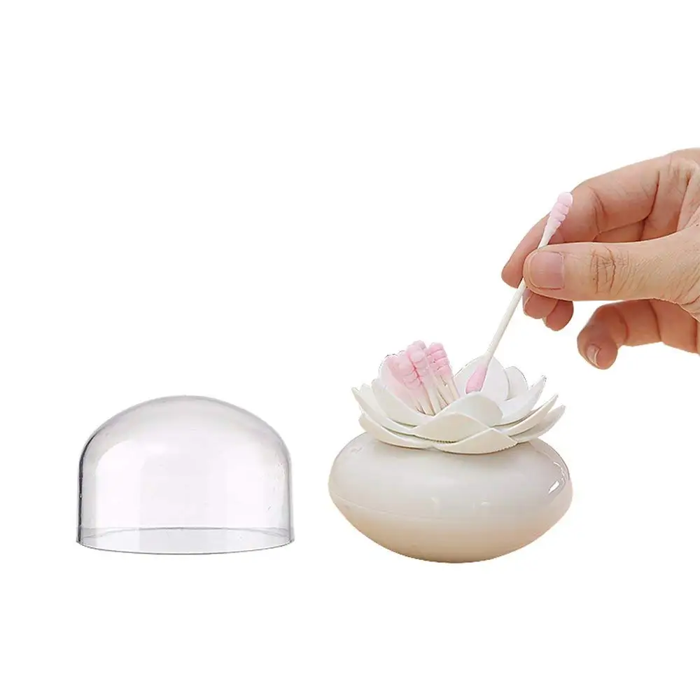 Держатель ватных тампонов лотоса маленький органайзер для хранения зубочисток